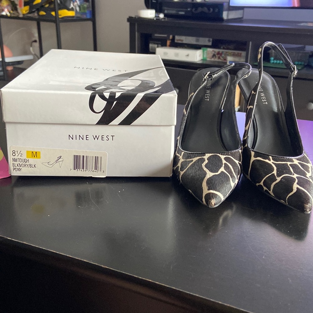 Nine West black heels